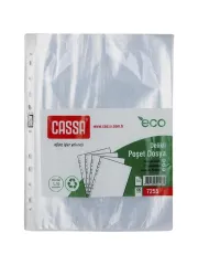 Cassa Poşet Dosya - 100'Lü Paket - 250 Sayfa A4 Kağıt(80Gr) Kapasiteli