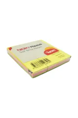 Noki Memo Stick Notes 75x75 mm Küp Yapışkanlı Not Kağıdı - 100 Yaprak - 12'li Paket - Pastel Renkler