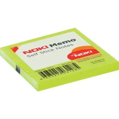 Noki Memo Stick Notes 75x75 mm Küp Yapışkanlı Not Kağıdı - 100 Yaprak - 12'li Paket