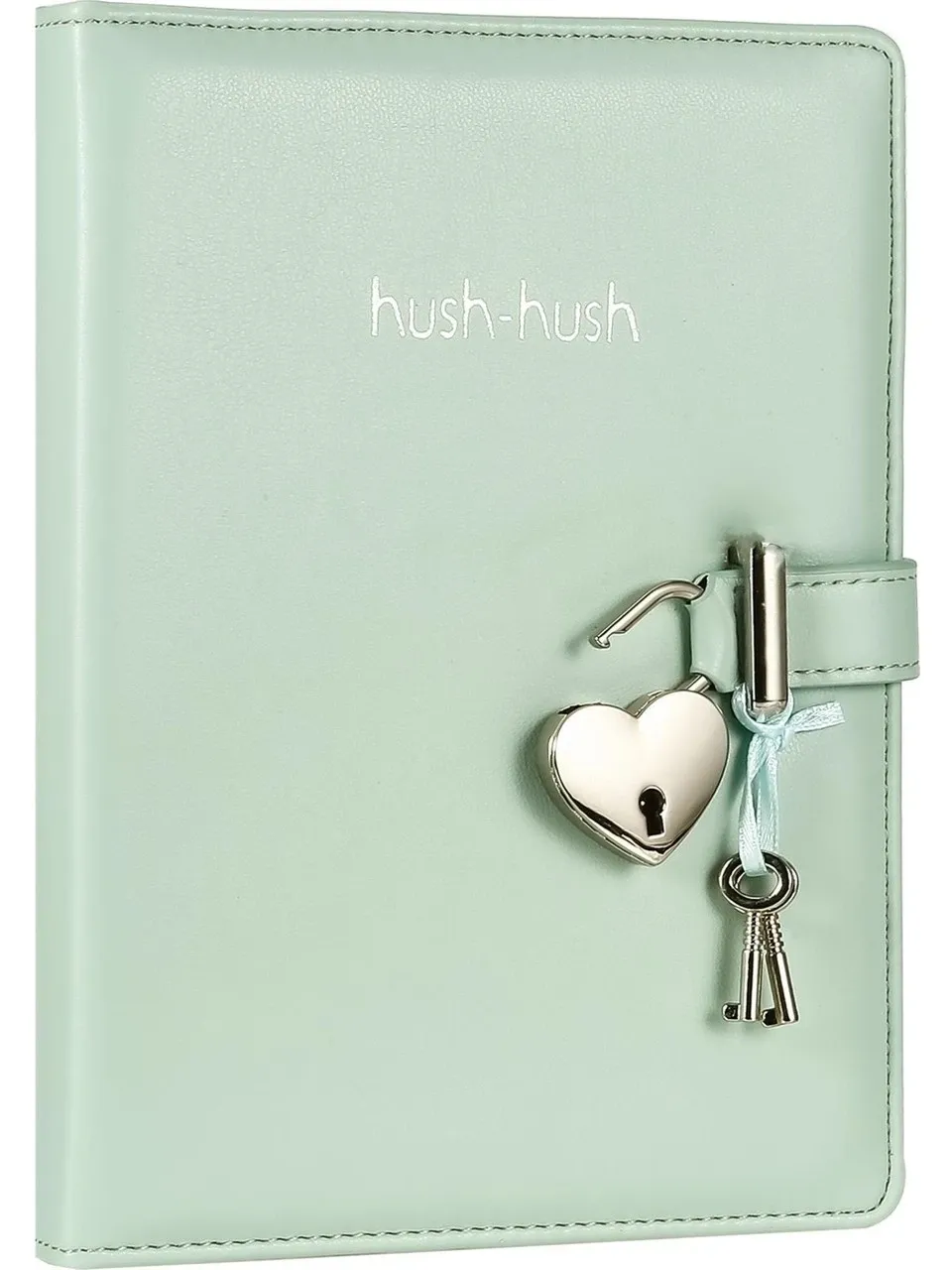 Victoria's Journals Hush Hush Pastel Yeşil Kilitli Günlük Defteri - Çizgili