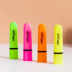 Bic Marking Flat Highlighter 4lü Blister - Canlı Renkler